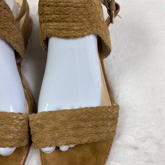 LIKE NEW Vince Camuto "Raner" Demi Wedge‎ Tipsy Taupe Sandals, size 11 - Picture 5 of 13